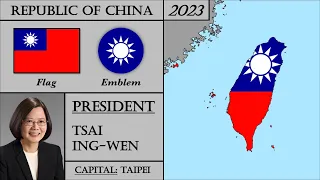 Taiwan History (1949-2023). Every Year. 台灣歷史