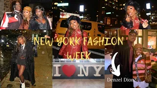 CHAOTIC New York Fashion Week Vlog! (Omg i met Denzel Dion)
