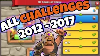 How to THREE STAR ⭐ all challenges 2012-2017 💥 in CLASH of CLANS COC