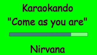Karaoke Internazionale - Come as you are - Nirvana (lyrics)