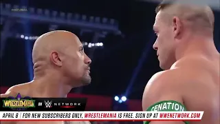 John Cena Vs The Rock  once in a lifetime match  wrestlematch....