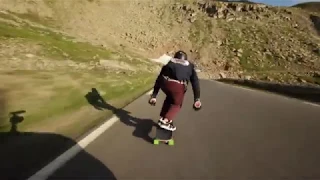 Raw Run (-_-) French Alps Escape_ _Longboardingthe CRYSTAL METHOD Version