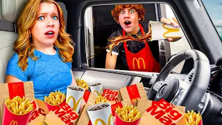 ONLY EATING FAST FOOD ITEMS FOR 24 HOURS