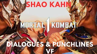 MORTAL KOMBAT 1 - GENERAL SHAO  Toutes les intros Dialogues & Punchlines FR