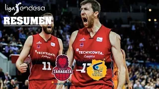 Tecnyconta Zaragoza - Herbalife Gran Canaria (71-69) RESUMEN // Jornada 13 Liga Endesa