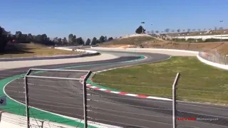 F1 2019 VETTEL CRASH IN TESTING Test 2 Day 2