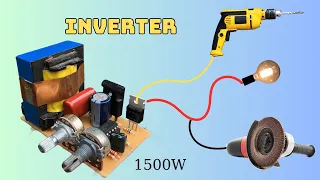 How to turn a BROKEN CIRCUIT into a powerful 220V INVERTER