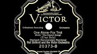 1927 HITS ARCHIVE: One Alone - Nat Shilkret