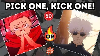 Jujutsu Kaisen Quiz - Pick One Kick Jujutsu Kaisen Characters | Anime Quiz