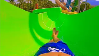 Curvy Body Water Slide at El Rollo Parque Acuático