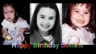 Demi Lovato Childhood Pictures ✨✨ Happy 27th Birthday Demi ✨✨