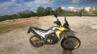 VOGE 300 RALLY moto test ride POV