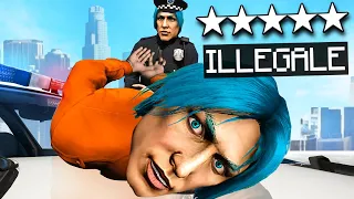 GTA 5 MA SENZA RISPETTARE LE LEGGI!! *FINITO MALE*