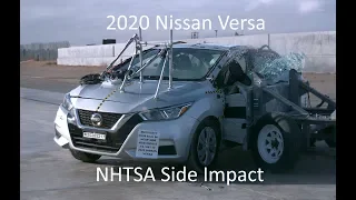 2020-2021 Nissan Versa NHTSA Side Impact