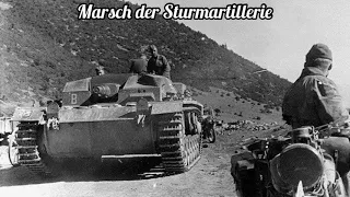 Marsch der Sturmartillerie