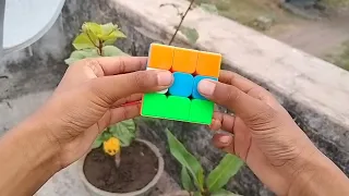how to solve  3X3 Rubik's cube pattern India flag #cubber #cube #india