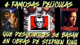 4  Famosas Películas De  Stephen King que desconoces se basan en obras suyas.