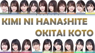 Hinatazaka46 (日向坂46) - Kimi ni Hanashite Okitai Koto (君に話しておきたいこと) Lyrics (Kan/Rom/Viet)