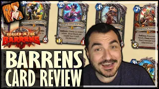 KRIPP BARRENS CARD REVIEW (FULL) - Hearthstone Forged In The Barrens