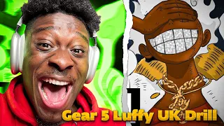 PureOJuice - Gear 5 Luffy UK Drill (One Piece) Kaido Diss ''Drums Of Liberation'' REACTION