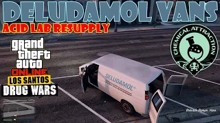 Deludamol Vans | Acid Lab Resupply Mission | LS Drug Wars | GTA Online