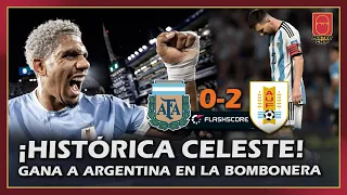 ¡¡HISTÓRICA CELESTE!! Ganó a Brasil y ahora gana a Argentina en partidos consecutivos... Partidazo!!