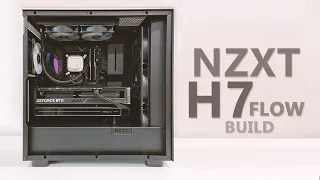 NZXT H7 FLOW Build | 13600K RTX4070Ti Gaming PC Build