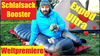 Schlafsack Beratung ISchlafsack Booster I Weltpremiere I Exped Ultra -5 I High End