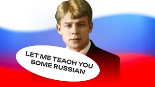 Learning Russian from Yesenin's poem