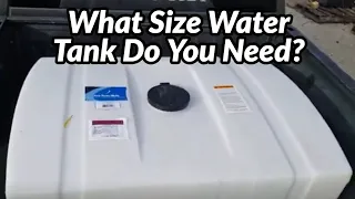 Mobile Auto Detailing: What Size Water Tank Do You Need