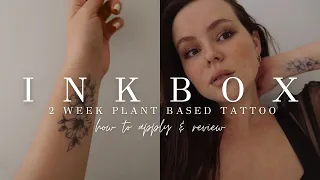 INKBOX 2 WEEK PLANT BASED TATTOO | How to Apply & Review | Mine Lasted 4 Weeks!