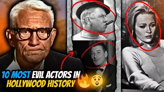🔥 10 most evil actors in hollywood history 🔥
