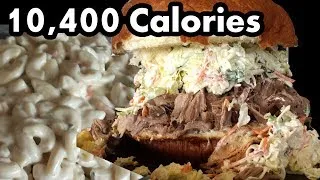 Giant Kalua Pork Sandwich (10,000+ Cals)