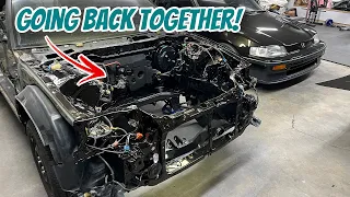 1988 CRX Si Restore Part 17 - Engine Bay Assembly