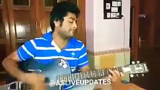 Arijit singh playing guitar