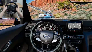 BeamNG Drive - Hyundai Veloster N [Steering Wheel gameplay]