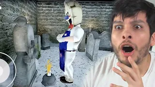 EL HELADERO HABLA CON SU PADRE EN EL CEMENTERIO !! SECRETO - Ice Scream 2 (Horror Game) | DeGoBooM