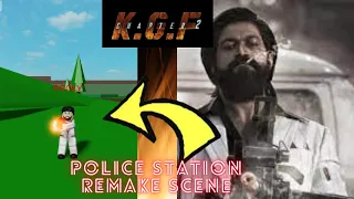 KGF 2 POLICE STATION FIGHT SCENE REMAKE (ROBLOX)