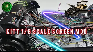 Build the #knightrider #kitt 1/8 scale SCREEN MOD By #fanhome Instruction video by Mr Fusion Designs
