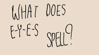 [Good Omens] What does e-y-e-s spell