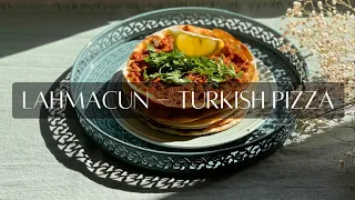 Turkish Lahmacun original recipe - Turkish Pizza!