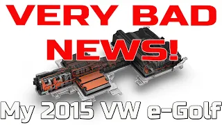 EV battery - 2015 VW e-Golf - Very Bad News - Dead battery - Dead car - Not charging - Bildilla