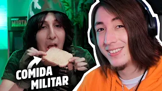 MR. PHILLIP reacciona a MISSASINFONIA - El dia que Missa sobrevivió comiendo COMIDA MILITAR.