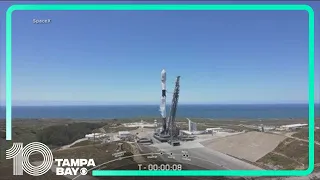 SpaceX launches Falcon 9 rocket from Vandenberg Air Force Base