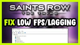 How to FIX Saints Row: The Third Low FPS Drops & Lagging!