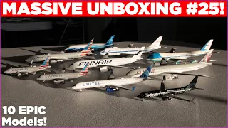 10 MODEL UNBOXING! | Massive Unboxing #25 (GeminiJets & NG Models!)