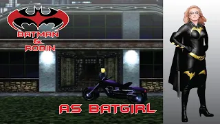 Batman & Robin PS1 Poison Ivy's Laboratory Day 2 as Batgirl