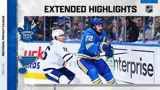 Toronto Maple Leafs vs St. Louis Blues Jan 15, 2022 HIGHLIGHTS