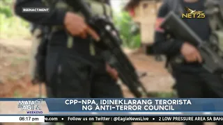 CPP-NPA, idineklarang terorista ng anti-terror council