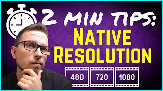 Don't Get Tricked! Projector Native Resolution Explained | 2 Min Tips!